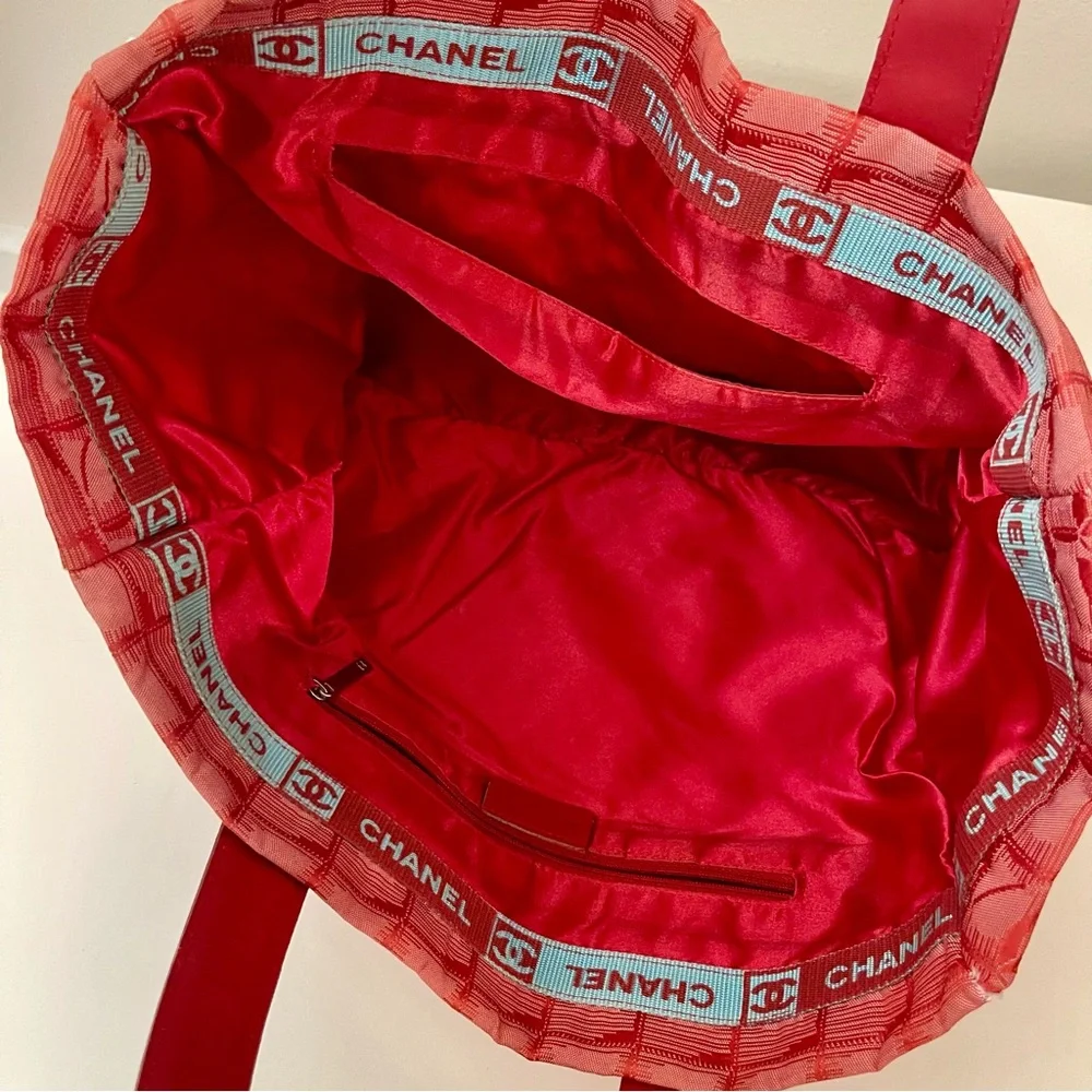 Authentic Chanel New Travel Line Tote PM Vintage from Japan
